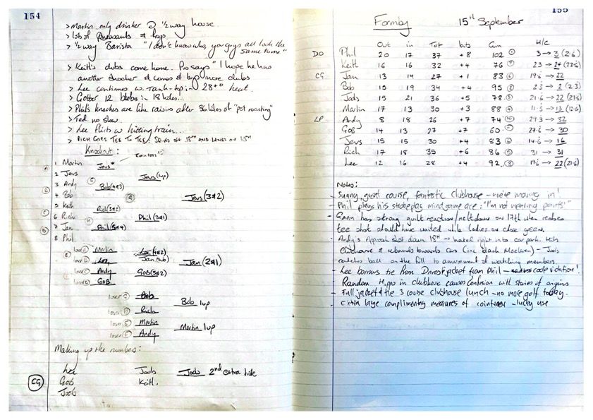 Round 2 (Hillside Golf Club) and Round 3 (Formby Golf Club)